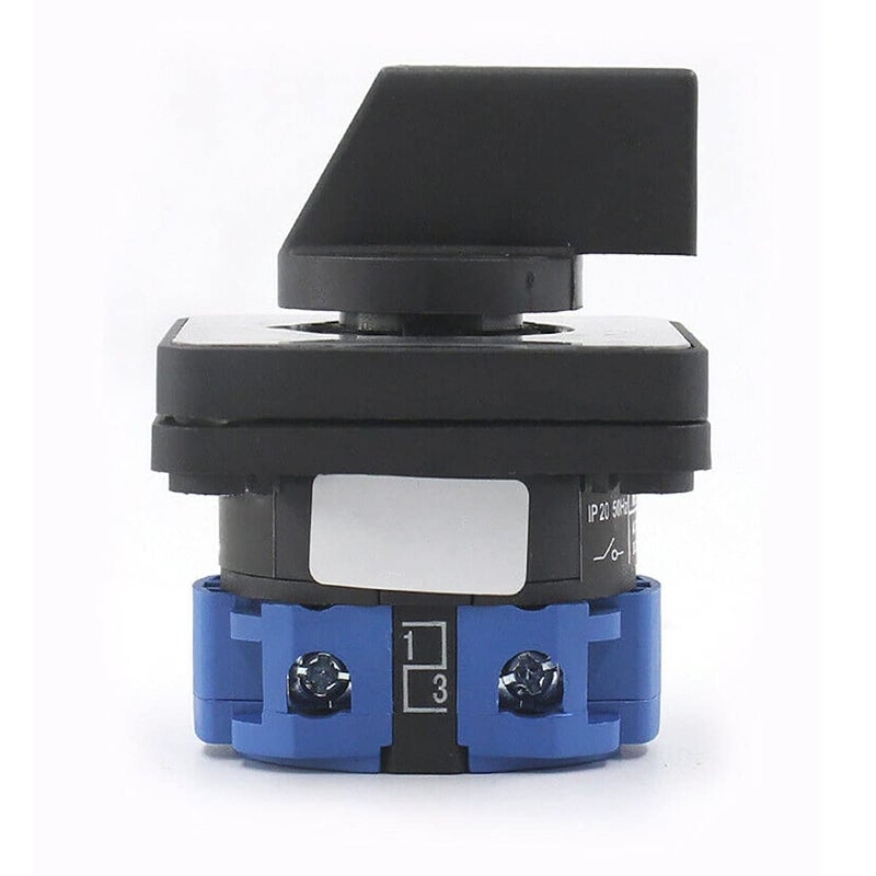 Boxonly Universal Changeover Selector Switch, Power Transfer Switch, 2 Positions 4 Terminals, LW26-20 C02/1 440V 20A Motor, Water Pump Generators, Rotary Cam Selector - Image 3